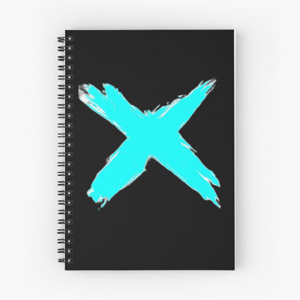 Item preview, Neon Blue X Cross w/o background designed and sold by mcac1d.