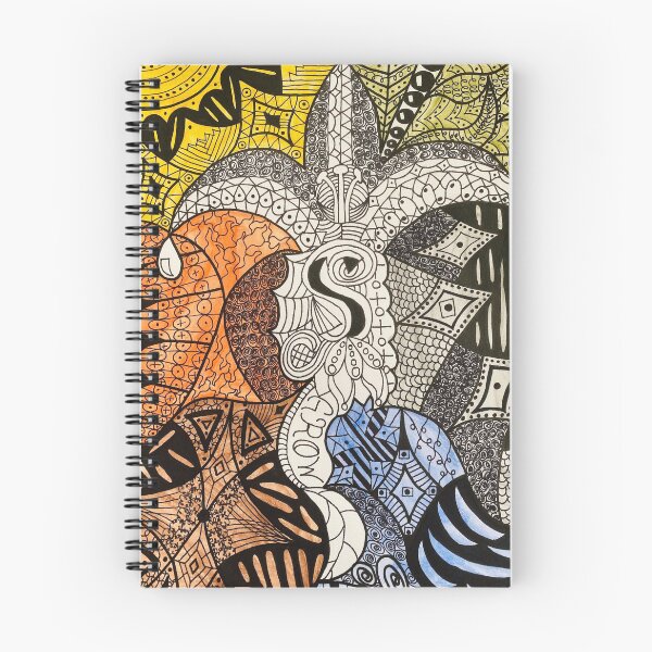 Item preview, Trippy Abstract Elements Zentangle designed and sold by artbyalette.