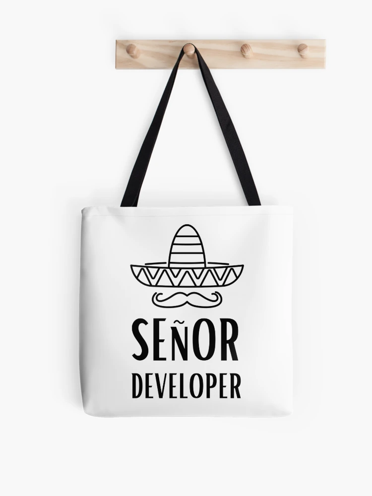 Thumbnail 1 of 2, Tote Bag, Senor Developer designed and sold by Valuential.