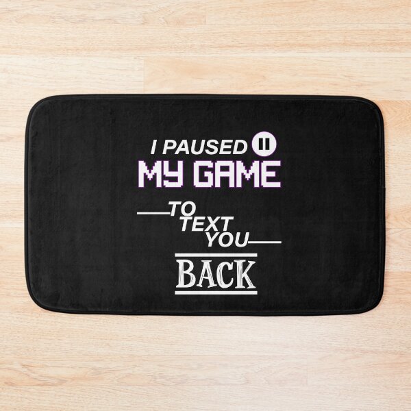 Item preview, i paused my hame to text you back t-shirt design  designed and sold by zouhairchnafa.