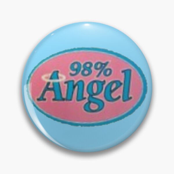 Item preview, Y2k 98% Angel Sticker and Pin designed and sold by -y2k-.