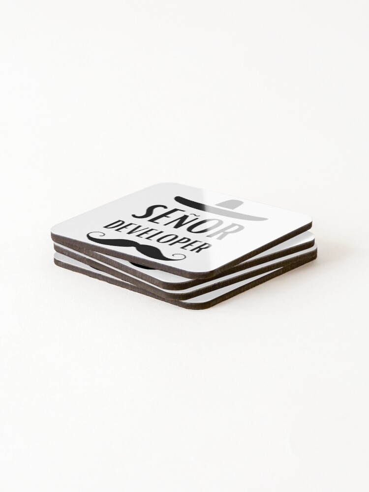 Thumbnail 4 of 5, Coasters (Set of 4), Senor Developer designed and sold by Valuential.