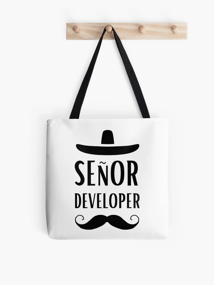 Thumbnail 1 of 2, Tote Bag, Senor Developer designed and sold by Valuential.