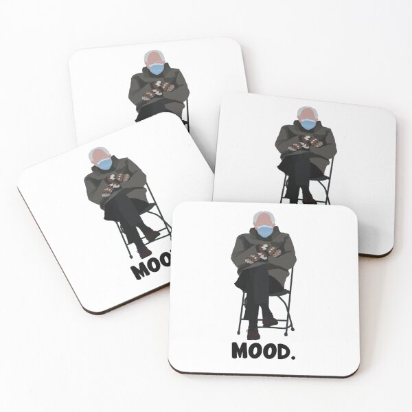 Item preview, Bernie sanders inauguration mittens mood designed and sold by freyanangle.