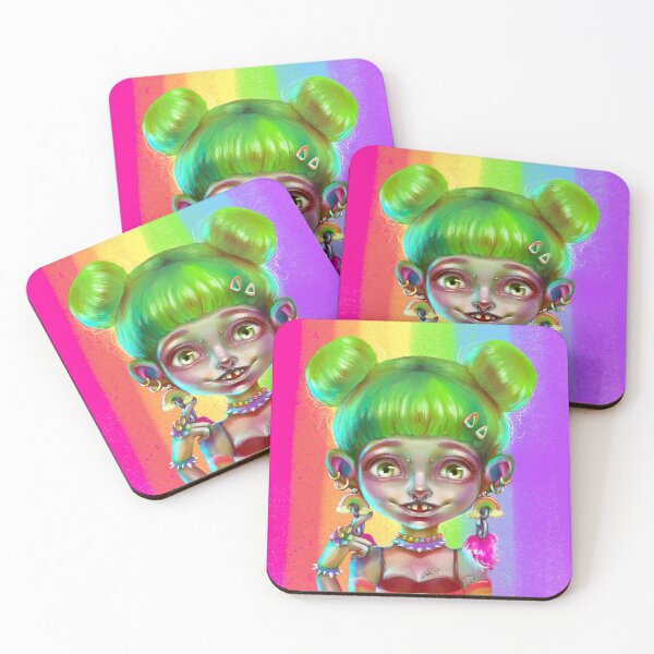 Item preview, Colourful girl designed and sold by snailmakesart.