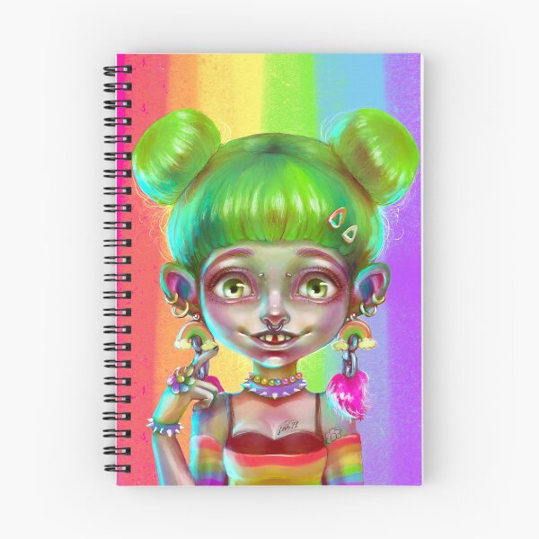 Item preview, Colourful girl designed and sold by snailmakesart.