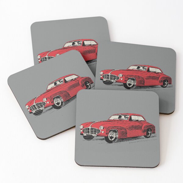 Item preview, Classic Red Car Vintage Retro Racing Mobile designed and sold by pignpix.