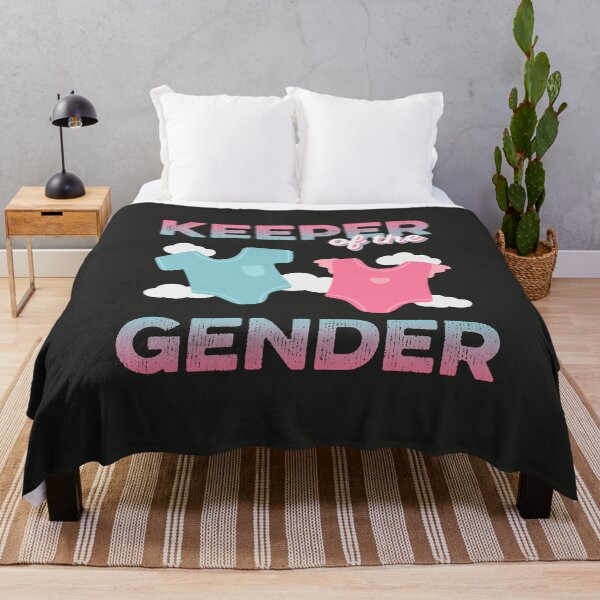 Item preview, Keeper Of The Gender Reveal Baby Shower Pregnancy Announcement Pink Blue designed and sold by gkao.