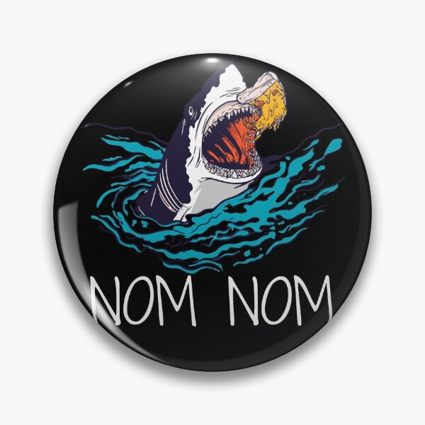 Item preview, Shark Eating Pizza designed and sold by WriteThatDown.
