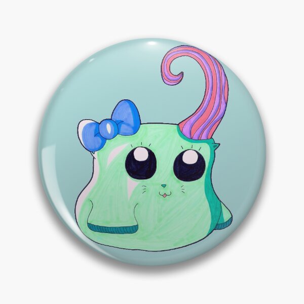 Item preview, Cute Green Fluffy Alien Creature designed and sold by Harold-Inks.