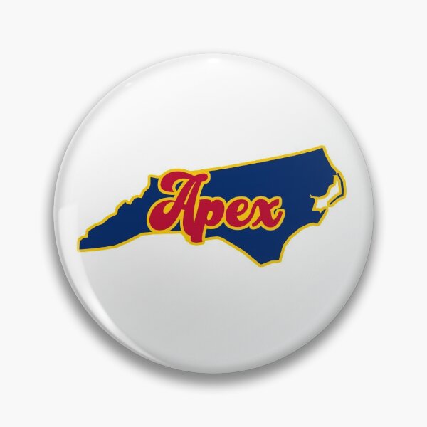 Item preview, Apex North Carolina NC Retro State Flag Colors Silhouette designed and sold by palmettodigital.
