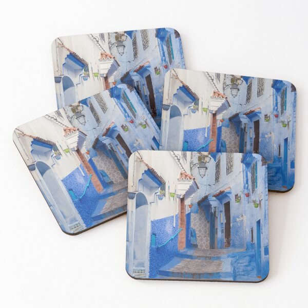 Item preview, Moroccan Blue town Chefchaouen  designed and sold by Jonathan Ferguson Studios.