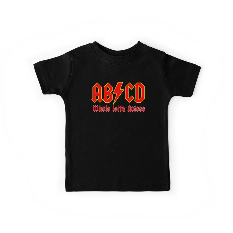 Metal De Para Parodia Gracioso» «abc Camisetas Niños Una Heavy nNP80wOkX