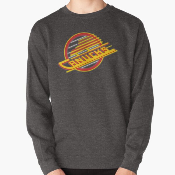 Vancouver Canucks Flying Skate Retro Neon Logo Pullover Sweatshirt