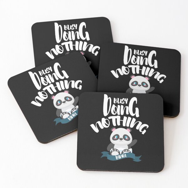 Item preview, busy doing nothing panda t-shirt  designed and sold by Perfectstyles.