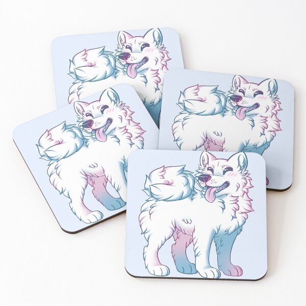 Item preview, Smiley Samoyed - Colored Lines designed and sold by leashonlife.
