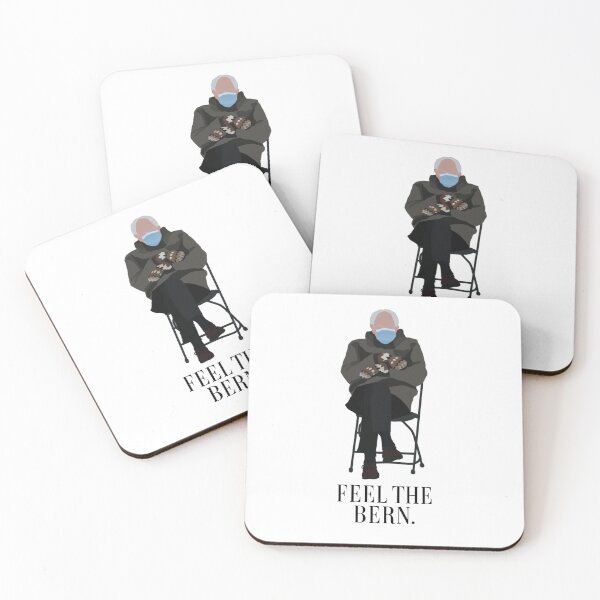 Item preview, Feel the bern inauguration mittens designed and sold by freyanangle.