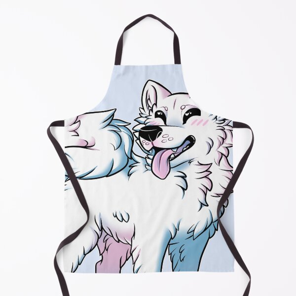 Item preview, Smiley Samoyed - Black Lines designed and sold by leashonlife.