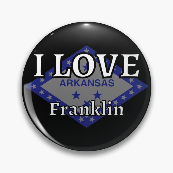 Item preview, I LOVE Franklin | Arkensas County designed and sold by Gatsbird Design.