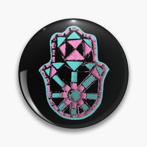 Item preview, Bright Hamsa Mosaic Hand designed and sold by MajestyMaker.