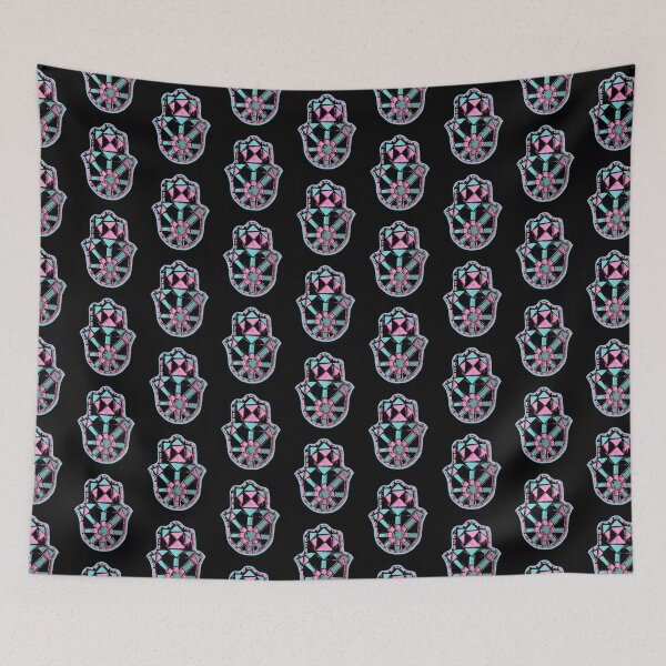 Item preview, Bright Hamsa Mosaic Hand designed and sold by MajestyMaker.
