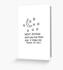 Think Of You Greeting Card