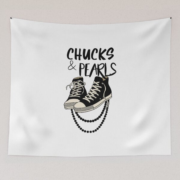 Item preview, chucks and pearls t-shirt design  designed and sold by zouhairchnafa.