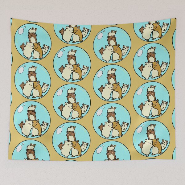 Item preview, Bubble Family Happy Hamsters designed and sold by sandpiperstudio.