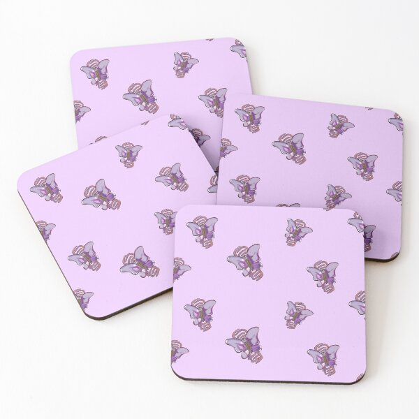 Item preview, Clear Purple Butterfly Clips designed and sold by CatharticTick.