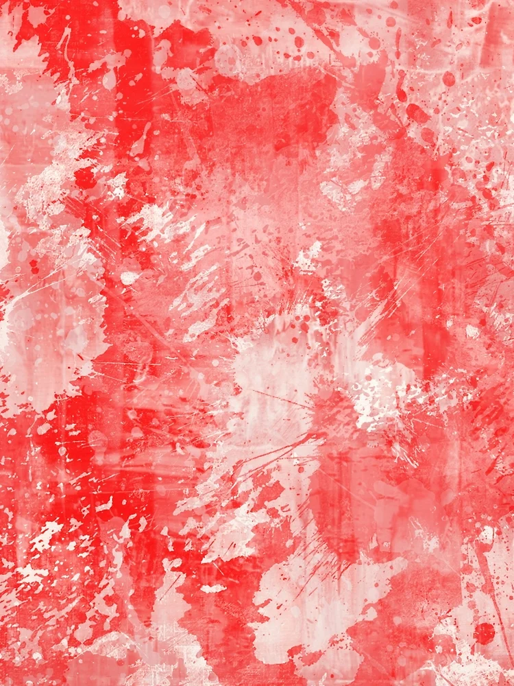 Thumbnail 3 of 3, Scarf, Abstract Study In Red designed and sold by Printpix.