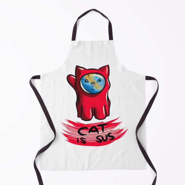 Item preview, cat is sus - impostor - red is sus designed and sold by Ric Gilar.