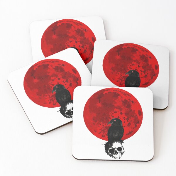 Item preview, red bloodmoon t-shirt design  designed and sold by zouhairchnafa.