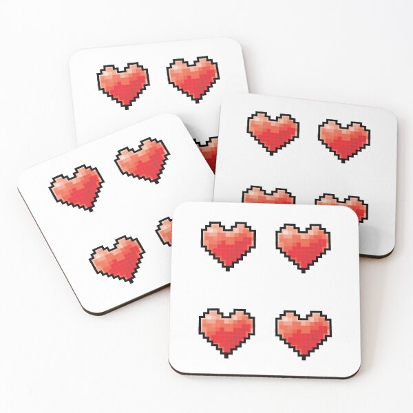 Item preview,  Heart pixel patter designed and sold by SpongyDesings.