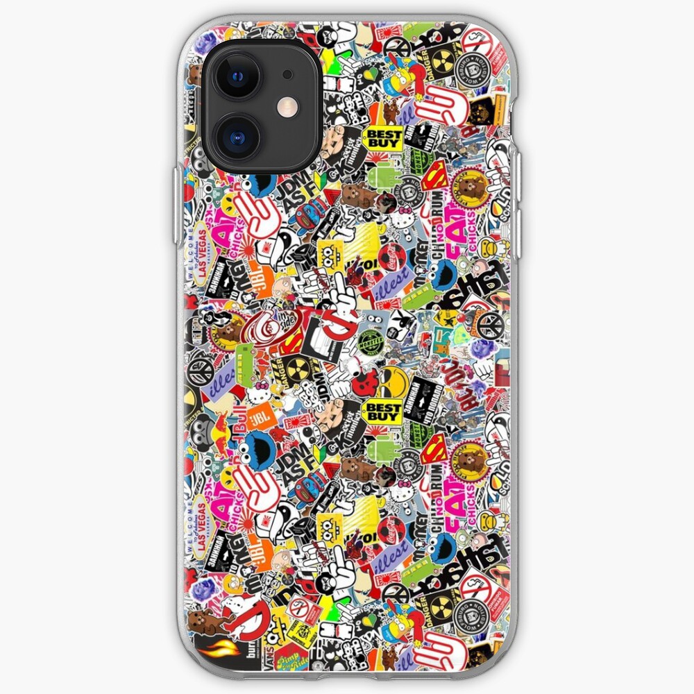 "JDM Sticker Bomb" iPhone Case & Cover by InvictusXBL Redbubble