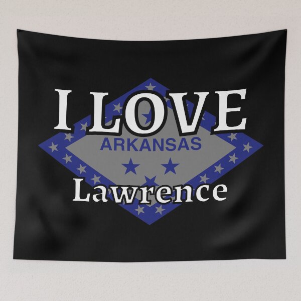 Item preview, I LOVE Lawrence | Arkensas County designed and sold by Gatsbird Design.