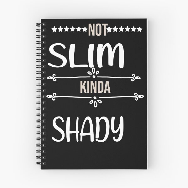 Aperçu de l'œuvre T-shirt Not Slim Kinda Shady créée et vendue par Perfectstyles.