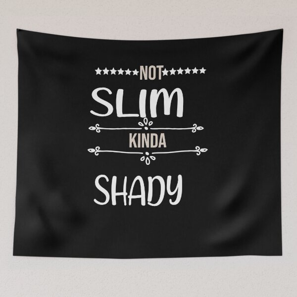 Item preview, Not Slim Kinda Shady  t-shirt  designed and sold by Perfectstyles.