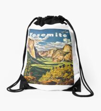 Yosemite Travel Drawstring Bag