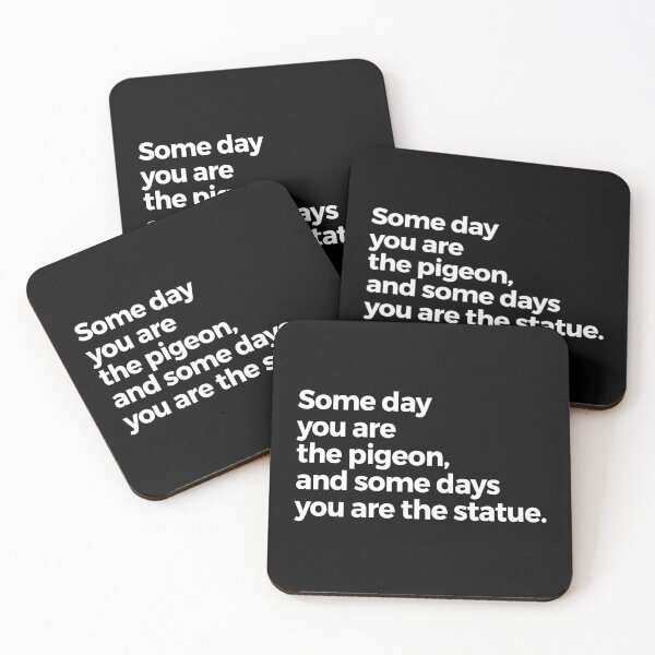 Item preview, David Brent Quotes - Pigeon and Statue designed and sold by Type4u.