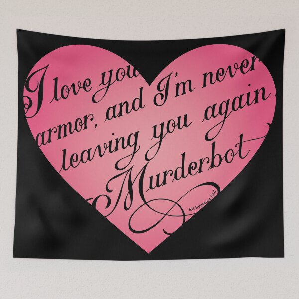 Item preview, A Murderbot Valentine designed and sold by CrownAndThistle.