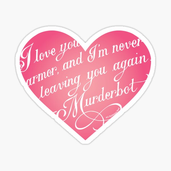 Item preview, A Murderbot Valentine designed and sold by CrownAndThistle.