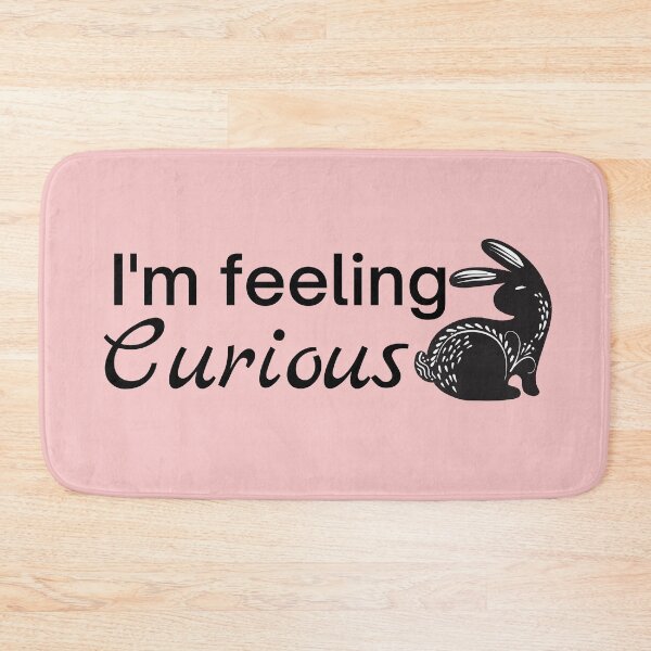 Item preview, I'm Feeling Curious Bunny Design 1 designed and sold by SweetAndSpice.