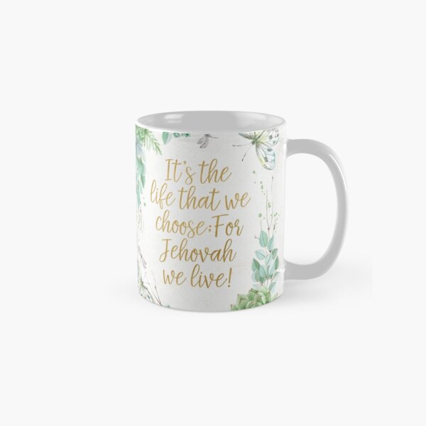 Item preview, FOR JEHOVAH WE LIVE! designed and sold by Paper Bee Gift Shop.