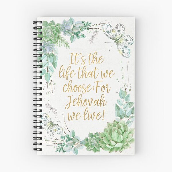 Item preview, FOR JEHOVAH WE LIVE! designed and sold by Paper Bee Gift Shop.