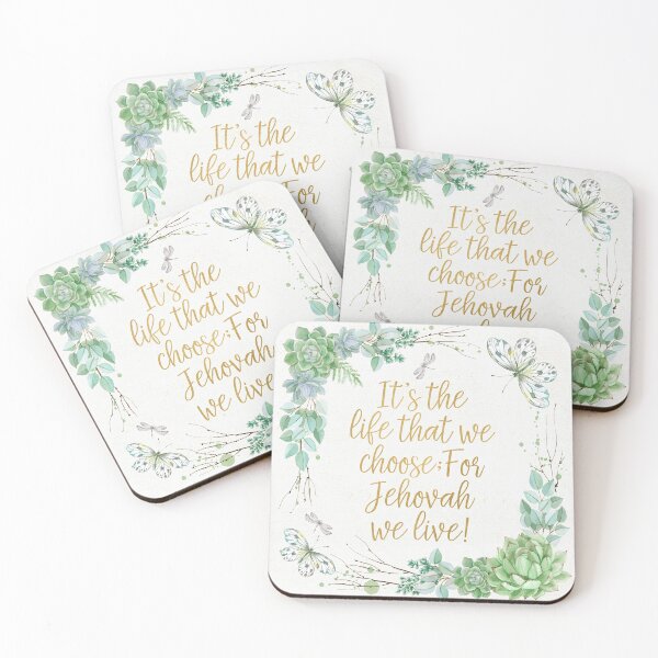 Item preview, FOR JEHOVAH WE LIVE! designed and sold by Paper Bee Gift Shop.