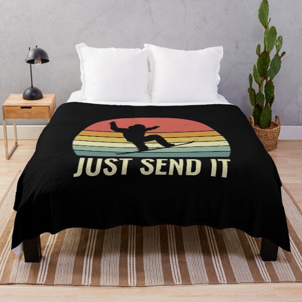 Item preview, Vintage Snowboarding Design - Just Send It designed and sold by EstelleStar.
