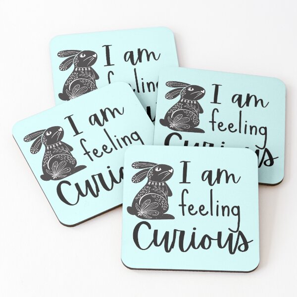 Item preview, I'm Feeling Curious Bunny Design 2 designed and sold by SweetAndSpice.