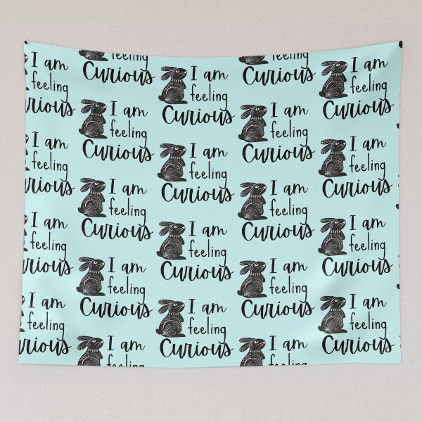 Item preview, I'm Feeling Curious Bunny Design 2 designed and sold by SweetAndSpice.