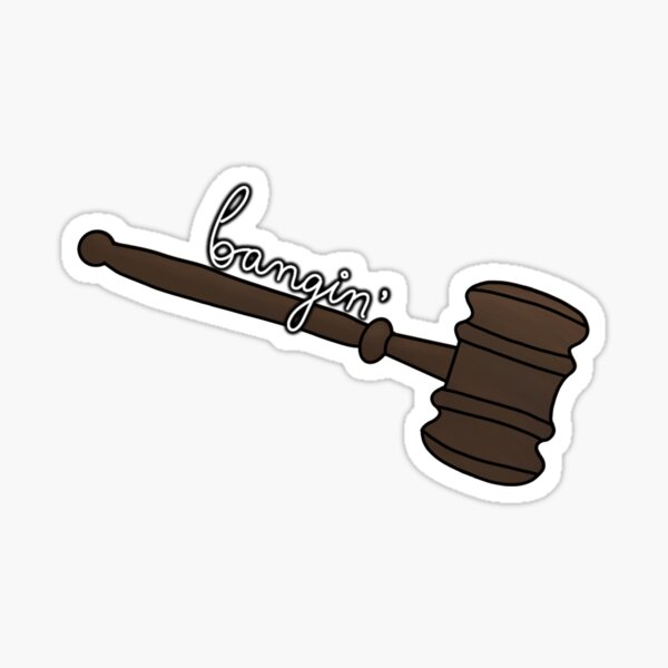 Item preview, bangin’ gavel designed and sold by Tasha Robinson.