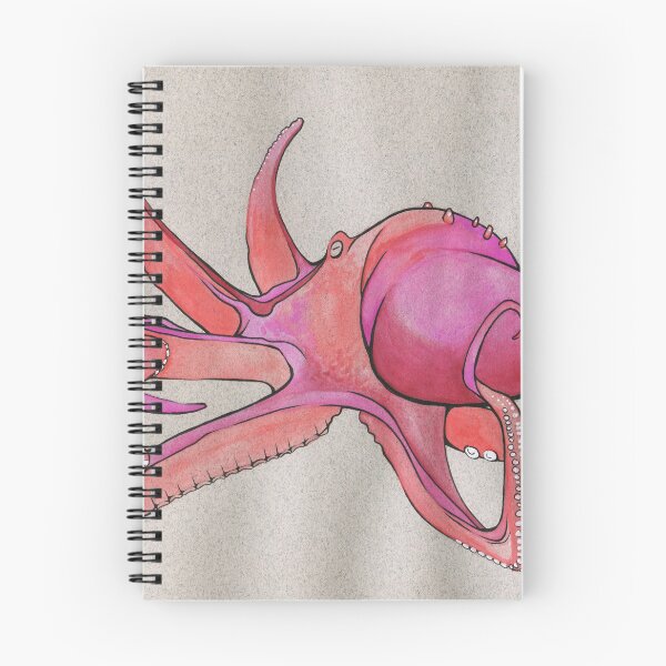 Item preview, Coral Octopus designed and sold by Emily Domako.